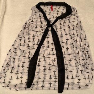 Tank top with crosses